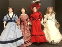 Franklin Heirloom Little Women Dolls