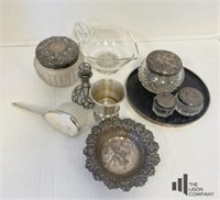 Sterling Silver Vanity Pieces