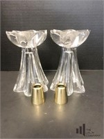 Mikasa Candleholder Pair and Toppers