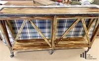 Industrial Style Sofa Table