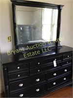 CHEST & BLACK DRESSER  W CHEST