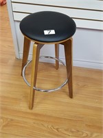 wooden stool with revolving seat