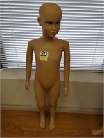 like new mannequinn 43" tall, no clothing