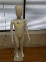 like new mannequinn 44" tall, no clothing