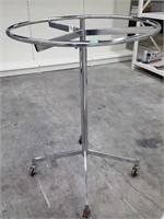 round rolling rack 36 x 47" h