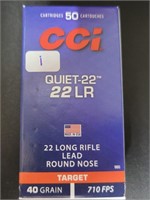 CCI Quiet-22 LR Lead Nose 40 Grain