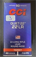 CCI Quiet-22 LR Lead Nose 40 Grain