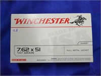 WINCHESTER 7.62X51 147 GR. Full Metal Jacket