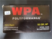 WPA Polyformance .223 Rem 55 GR. HP
