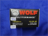 WOLF 7.62x39mm 113 GR. HP Steel Case