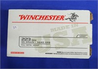 WINCHESTER 223 REM 55 GR. 3240 FPS 150 Rds