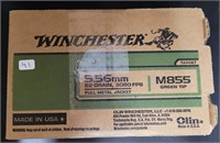 WINCHESTER 5.56mm 62 GR. M855 Green Tip 200 Rds