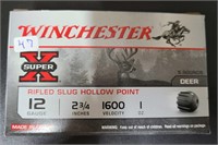 WINCHESTER 12 GAUGE Deer Rifled Slug Hollow Pt