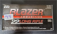 BLAZER AMMUNITION 22 Long Rifle 40 GR