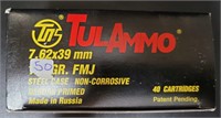 TULAMMO 7.62x39mm 122 GR. FMJ Steel Case