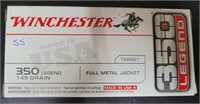 WINCHESTER 350 LEGEND 145 GR. Full Metal Jacket