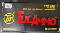 TULAMMO 9MM Luger 115 GR. FMJ Steel Case