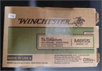 WINCHESTER 5.56mm 62 GR. 3060 FPS