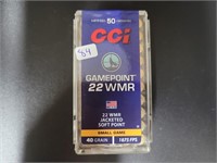 CCi Gamepoint 22 WMR 40 GR. Jacketed Soft Point