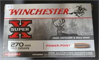 WINCHESTER 270 WIN 125 GR. Power-point