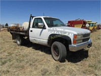 1993 Chevrolet GMT 400 Cheyenne Flatbed Pickup,