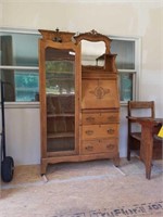 ORNATE SECRETARY DESK