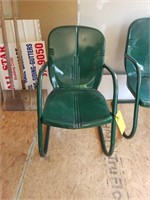 EARLY METAL LAWN CHAIR