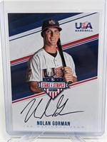 448/499 2018 USA Baseball Nolan Gorman Auto