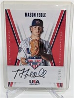 391/499 2019 USA Baseball Mason Feole Auto