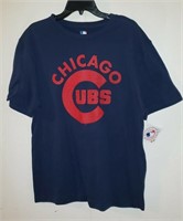 NEW Chicago Cubs Mens Dark Blue T-Shirt LARGE