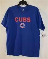 NEW Chicago Cubs Mens Blue T-Shirt LARGE