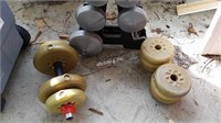 Group lot of Assorted Weights