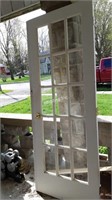 Wood & Glass Door