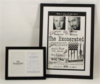 "The Exonerated" Theater Poster & Show Bill