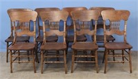 A Set of Spindle Back Chairs C. 1910