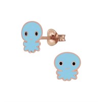 Cute Octopus Cartoon Enamel Earrings