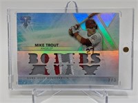 3/3 2015 Topps Bombs Away Mike Trout Relic