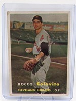 1957 Topps Baseball Rocco (Rocky) Colavito Rookie