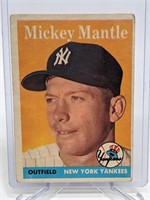 1958 Topps Mickey Mantle Card # 150