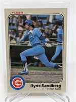 1983 Fleer Ryne Sandberg Rookie Card # 507