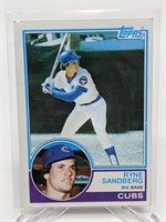 1983 Topps Ryne Sandberg Rookie Card # 83