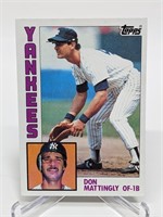 1984 Topps Don Mattingly Rookie Card # 8