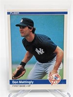 1984 Fleer Don Mattingly Rookie Card # 131