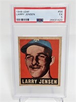 1948 Leaf Larry Jensen #56 PSA 5  ROOKIE