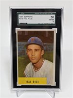 1954 Bowman Hal Rice #219 SGC 50