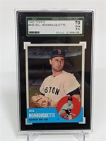 1963 Topps Bill Monbouquette #480 SGC 70