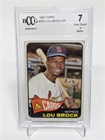 1965 Topps Lou Brock SP #540 BCCG 7