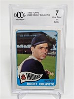 1965 Topps Rocky Colavito #380 BCCG 7