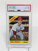 1966 Topps Don Dennis #142 PSA 6 ROOKIE