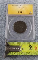 1845 Liberty Head Large Cent